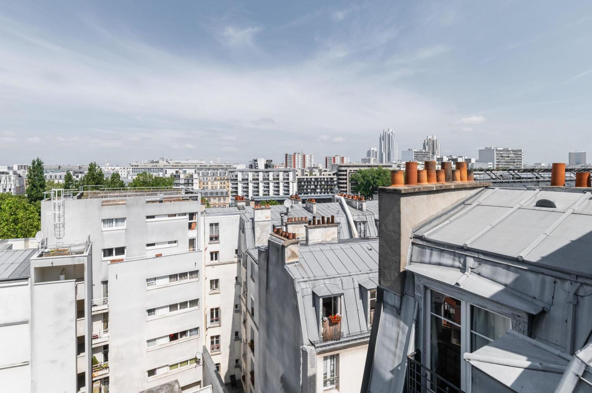 2 Pieces Refait A Neuf Dernier Etage - Paris 19 - 4P - Flat-Guest Apartment ภายนอก รูปภาพ
